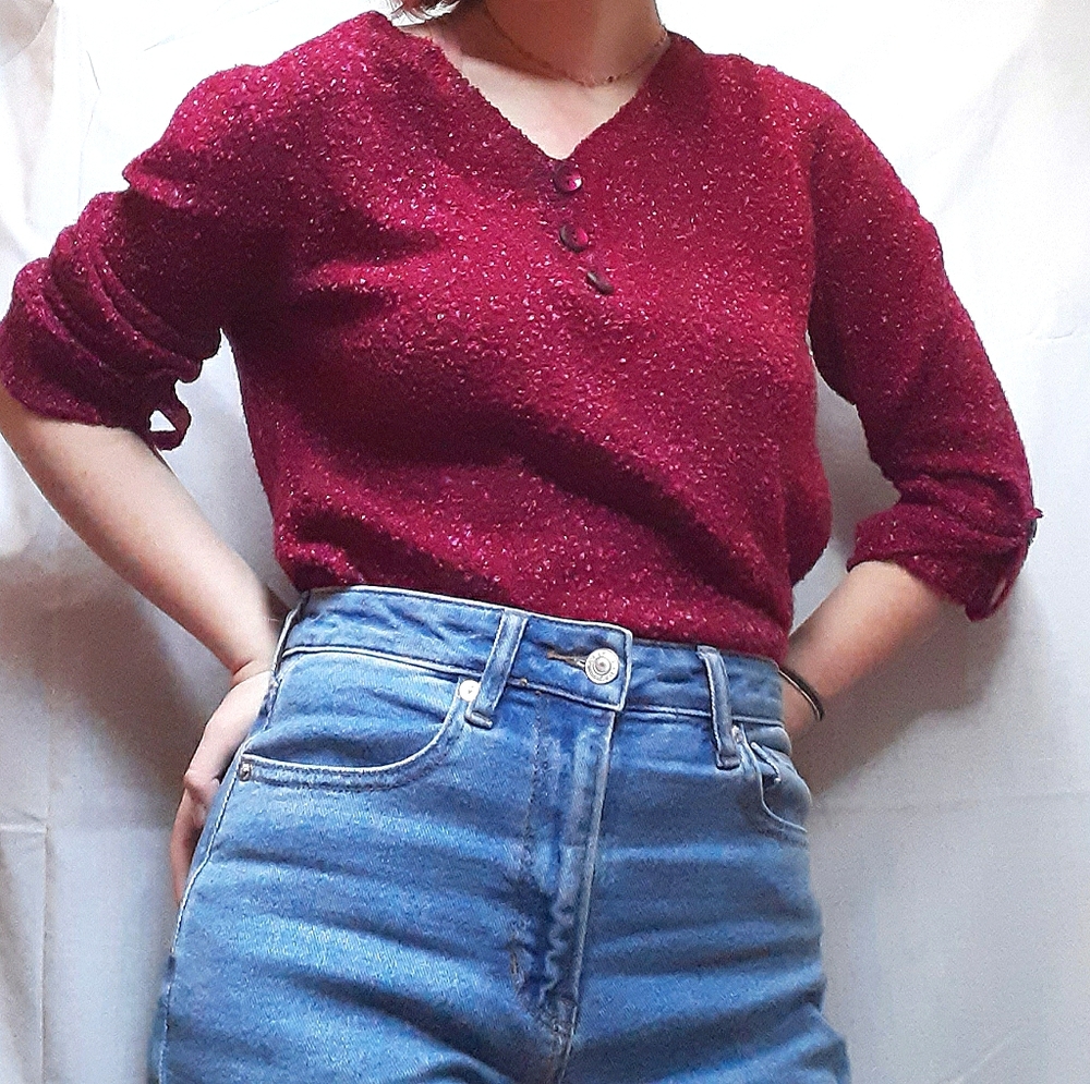 Magenta Christopher and Banks Sweater